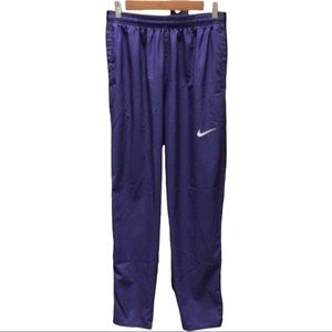 Nike Dri Fit Track Pant Purple Women’s L Zip Ankle Pull On
